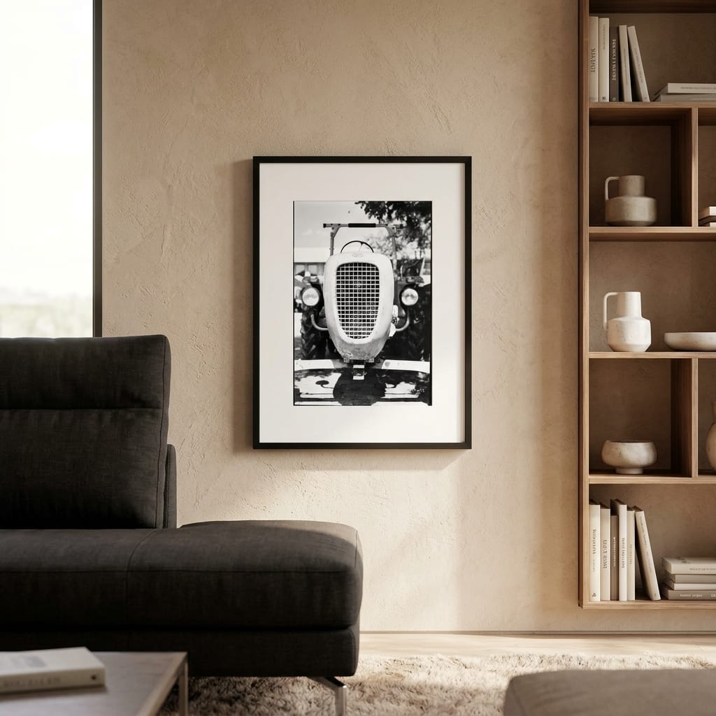 Fine art photography print: Mockup iron gaze black small 1778500116981 by Tibor Arva.